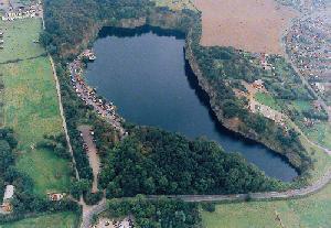 Overhead view of Stoney Cove